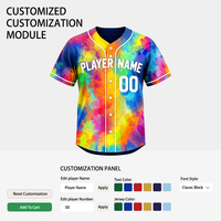 Maillots de baseball personnalisés cousus pour adultes, en tissu maillé respirant, absorbant la transpiration, avec nom, numéro et logo brodés pour les équipes de ligues communautaires