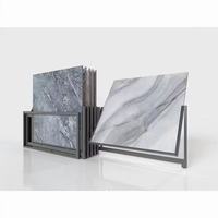 Benutzer definierte vertikale Display-Racks für Fliesen Glas Stein Granit Marmor Holzböden Holz Metall-Holz Metall Rack