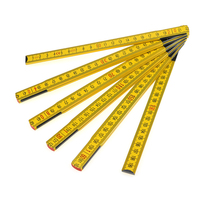 Outils de mesure pour le travail du bois BECOL de haute qualité, règle pliante en bois multifonctionnelle de 2 m avec logo personnalisé