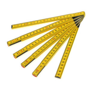 Becol Chất lượng cao Chế biến gỗ vẽ công cụ đo lường đa chức năng 2m bằng gỗ gấp Cai Trị với biểu tượng tùy chỉnh - Product Image 5