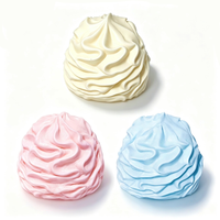 Jouet sensoriel TPR Vaseline Squishy doux en forme de tourbillon, à remontée lente, compressible, tactile et apaisant
