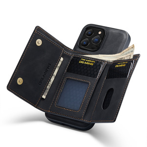 Sang Trọng Có Thể Tháo Rời Từ PU Leather <span class=keywords><strong>Wallet</strong></span> Chủ Thẻ Điện Thoại Trường Hợp Bìa Cho <span class=keywords><strong>Iphone</strong></span> 15 14 Pro Max - Product Image 5