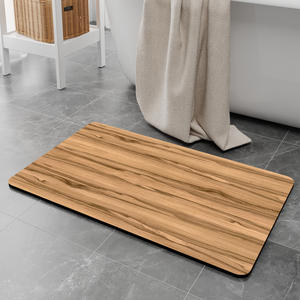 แผ่นรองอาบน้ำดินไดอะตอมเมียร์ รูปทรงสี่เหลี่ยมผืนผ้า ดีไซน์เรียบง่าย กันลื่น ซึมซับน้ำได้ดี สำหรับใช้ในห้องน้ำที่บ้าน - Product Image 4