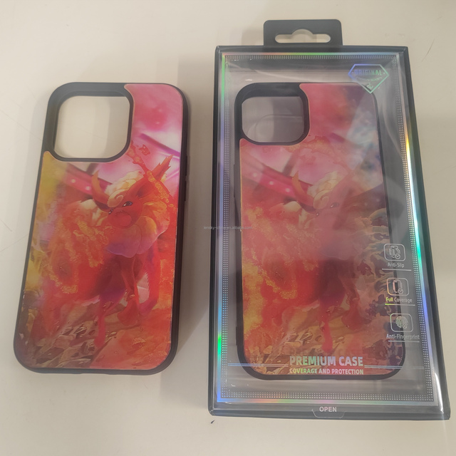Customize 3D Lenticular Carton Phone Case Japan Anime Motion Mobile I Phone Case for Promotional