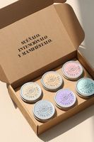 Boîte-cadeau de bougie de cire de soja de luxe élégant emballage en papier rigide de 2mm pour anniversaire noël saint valentin