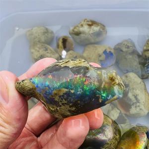 Piedras de Cristal de Ópalo Arcoíris Naturales al por Mayor, de Alta Calidad, Cristal Etíope Pulido Reiki, para Regalos y Decoración - Product Image 3