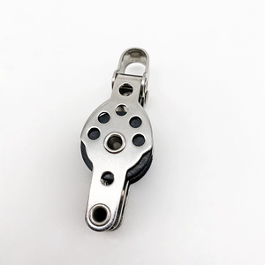 Bán Hot Marine thuyền phụ kiện thép không gỉ đôi Nylon ròng rọc ròng rọc khối cho 4 mét dây - Product Image 3