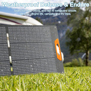 <b>Portable</b> 400W Folded <b>Solar</b> for Home Use Camping High Efficiency Foldable <b>Solar</b> <b>Panels</b> Charger - Product Image 3