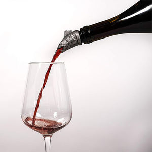 Spot merci in metallo antico argento vino versatore forma animale bottiglia di vino versatore per versare olio e vino - Product Image 4