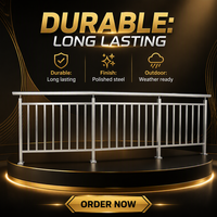 Rampe de balcon moderne en acier inoxydable avec panneau de verre, main courante fixée au sol, garde-corps pour escalier, balcon, terrasse, toit, couleur personnalisée