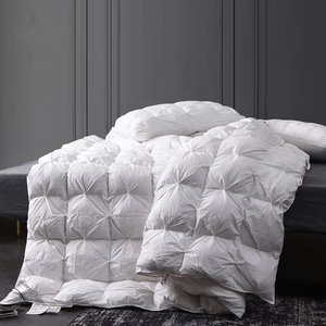 Couette matelassée en duvet de coton, taille <span class=keywords><strong>King</strong></span> et Twin, blanche, pour hôtel et maison, chaude et luxueuse, pour l'hiver - Product Image 4