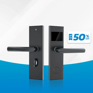 Kadonio מפעל סיטונאי נירוסטה ללא מפתח חכם RFID כרטיס מנעול דלת עץ אלקטרוני למלון - Product Image 1