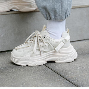 Zapatillas Deportivas Retro Personalizadas para Mujer, Parte Superior de Malla Transpirable, Zapatillas Casuales para Correr y Caminar, Suela Gruesa con Aumento de Altura, Antiolor - Product Image 2