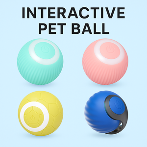 Bola penggoda kucing sensor cerdas mode Modern berputar otomatis desain tahan gigit anti-tabrakan mempercepat interaksi kucing untuk anjing - Product Image 3