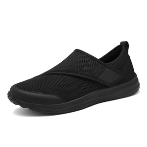 Nuevas llegadas de primavera transfronterizas: <span class=keywords><strong>Zapatos</strong></span> deportivos de senderismo para exteriores de caña ancha para padres y madres con cierre de velcro - Product Image 5