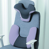 Coussin Ergonomique en Mousse à Mémoire de Forme pour Voiture, Doux pour la Peau, Soulage les Douleurs Dorsales, Soutien Lombaire et Cervical