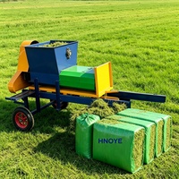 Mini-presse à ensilage portable, capacité 25 kg, récolte, ensilage et emballage tout-en-un