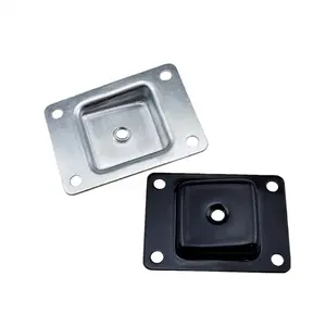 Nordique 10 degrés contemporain carré Angle haut chaise jambe plaques <span class=keywords><strong>de</strong></span> <span class=keywords><strong>montage</strong></span> meubles en métal pour salle à manger salon bureau à domicile - Product Image 1