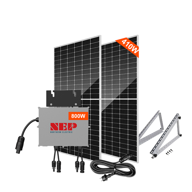 Plug and Play Balcony Solar Kit 800W Small on Grid Solar Balcony Power Plants  MPPT Home Power System