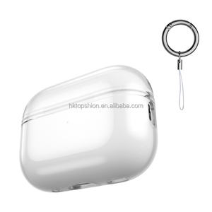 Étui en tpu <span class=keywords><strong>souple</strong></span> de haute qualité pour airpods pro 2, housse de protection avec anneau en métal/lanière de boîtier - Product Image 1