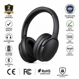 Auriculares Inalámbricos Plegables con Cancelación de Ruido ANC, Sonido de Alta Fidelidad con Graves Profundos, Resistentes al Agua IPX4 5.4, JL Touch DJ - Product Image 1