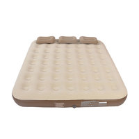 Matelas pneumatique gonflable moderne en PVC pliable sur mesure, 56 plis, avec pompe intégrée, utilisation portable en extérieur et en intérieur