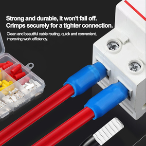 Vente en gros Ensemble de bornes pressées à froid Ensemble de bornes de connecteur de fil de câble de type <span class=keywords><strong>O</strong></span> Type U Kit de bornes de câble série Rv sv - Product Image 6