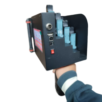 Impresora de Inyección de Tinta Manual TIJ, Máquina de Codificación de Fecha de Producción y Códigos de Barras para Bolsas de Cartón y Embalajes Flexibles con Fuente Grande de 5 cm
