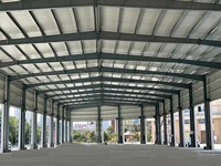 Hangar préfabriqué moderne en structure acier pour avions, ateliers, entrepôts et bâtiments industriels à vendre en Chine