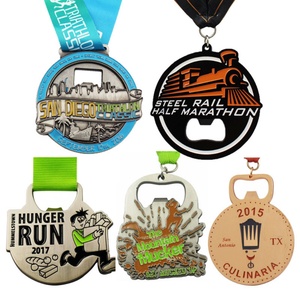 Fabricant de médailles, vente en gros d'ouvre-bouteilles en métal, artisanat en métal, ouvre-bouteilles de bière, médailles sportives, logo personnalisé avec ruban - Product Image 5