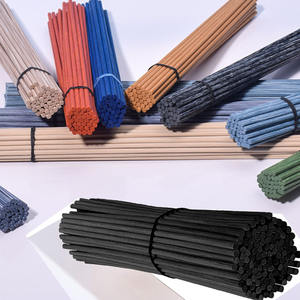 Rattan Sticks for Home Fragrance 3mm Colorful White Black Round Cor Reed Diffuser Rattan Sticks Rattan Sticks for Reed Diffuser - Product Image 1