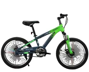 Hotsale الدراجات مكبح قرصي واحدة سرعة 18 20 22 24 بوصة حجم عالية الكربون الصلب للأطفال والأطفال دراجة هوائية جبلية