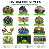 Broche promotionnelle personnalisée en laiton frappé à l'outil, pour événements, cadeaux promotionnels, vente en gros, directement de l'usine