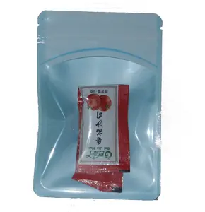 可重新密封的透明窗口塑料袋13 * 25厘米印刷食品袋批发塑料袋包装