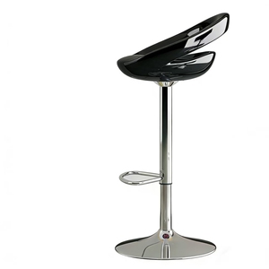 Sillas de Bar Ajustables de Plástico Moderno, Respaldo Alto, Estilo Industrial, para Hogar, Hotel y Comedor - Product Image 2