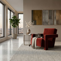 Fauteuil en velours de style minimaliste italien, mobilier écologique pour salon, balcon, chambre à coucher