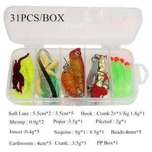 Nouvelle canne à pêche avec moulinet, <span class=keywords><strong>filet</strong></span> <span class=keywords><strong>de</strong></span> pêche, boîte portable en EVA, ensemble <span class=keywords><strong>de</strong></span> pêche à la traîne, ligne, leurres, hameçons - Product Image 6