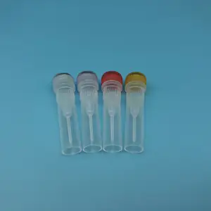 Professional Lab Sterile Test PP Plastic 0.5ml Cryovial Vials Tube With O Ring Screw Gasket