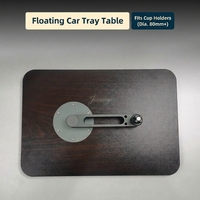 Table flottante universelle pour voiture, rotation à 360°, plateau pour ordinateur portable et nourriture, pour siège avant et arrière, installation facile et rapide, compatible avec la plupart des modèles de voitures