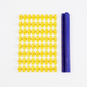 Hot-Selling Cross-Border Creative Artificial Biscuit Mold English Alphanumeric Symbol Seal Movable Type Made of Durable <b>Plastic</b> - Product Image 4