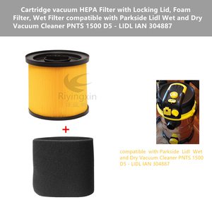 Filtre HEPA / Filtre HEPA éponge de remplacement Riyingxin pour aspirateur eau et poussière <span class=keywords><strong>Parkside</strong></span> <span class=keywords><strong>Lidl</strong></span> 1500 D5, pièces détachées - Product Image 4