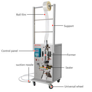 Dondurulmuş suyu barlar için küçük poşet sızdırmazlık ekipmanları buz Pop jöle sopa sıvı paketleme makinesi - Product Image 5