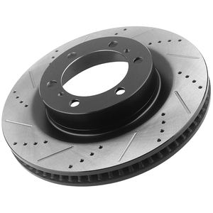 Disques de frein perforés et rainurés haute performance en gros 43512-60190 43512-60191 pour Toyota 4Runner Lexus GX460 - Product Image 3