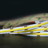 Guirlandes lumineuses LED COB haute densité 8 mm flexibles, contrôlables par application, pour la maison et le bureau, certifiées CE, bandes lumineuses intelligentes découpables