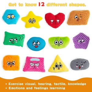 Jouets tactiles portables pour bébés, trieur de formes sensorielles pour tout-petits, coussin-jouet sensoriel pour enfants - Product Image 6