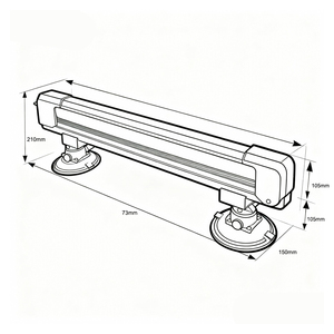 Portaesquís y Tablas de Snowboard de Aluminio de Grado Industrial para Montaje en Techo, con Instalación Fácil para Almacenamiento en el Techo del Automóvil, OEM/ODM - Product Image 5