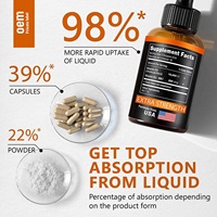 Gouttes liquides de Vitamine K2+D3 Premium pour le soutien immunitaire et l'énergie, supplément alimentaire sublingual de Vitamine D3+K2