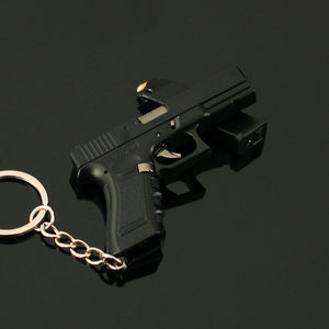 Đồ chơi súng Súng đồ chơi Đầy đủ kim loại khẩu súng đồ chơi súng an toàn cho bé trai Quà Tặng lắp ráp tháo gỡ Súng Keychain - Product Image 2