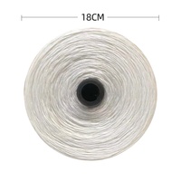 Ruban élastique PP à simple ou Double noyau, 1 paire, vente en gros, élastique, souple, rond, blanc, 2mm, pour la couture, l'artisanat à la main