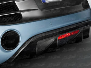 Diffuseur arrière en fibre de carbone de style GT pour <span class=keywords><strong>Audi</strong></span> <span class=keywords><strong>R8</strong></span> V8 V10 2008-2015 Lèvre de pare-chocs arrière modifiée améliorée - Product Image 2